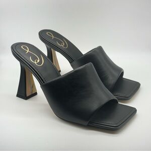 Sam Edelman Carmen Open Square Toed Heels Black